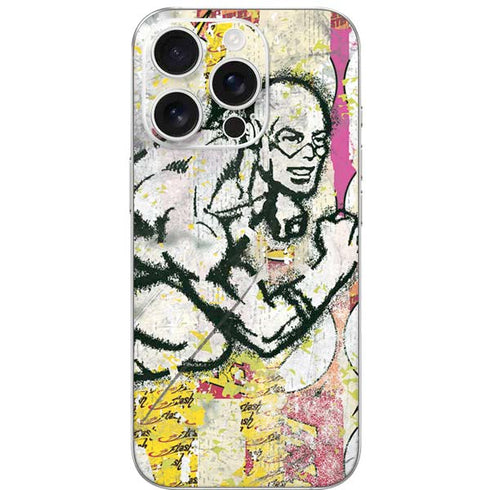 DC Comics The Flash Retro Abstract Running Pose iPhone 16 Pro Skin